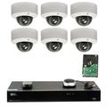 GW Security 8CH H.265 4K NVR 5-Megapixel (2592 x 1920) 4X Optical Zoom Network Plug & Play Video Security System 6pcs 5MP 1920p 2.8-12mm Motorized Zoom POE Weatherproof Dome IP Cameras