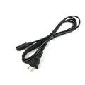 2-Prong 6 Ft 6 Feet AC Cable Replacement Power Cord US Canada Plug