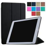 iPad 4 iPad 3 iPad 2-9.7 Inch [iPad 4th / 3rd / 2nd Old Model ] A1396 A1416 A1430 A1403 A1458 A1459 A1460 A1395 A1397 Trifold Hard Smart PC Translucent Back Cover - Black