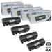 LD Â© Compatible Replacements for Lexmark 52D1H00 Set of 4 High Yield Black Laser Toner Cartridges