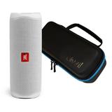 JBL Portable Bluetooth Speaker with Waterproof White JBLFLIP5WHTAM-FLIP45CASE