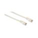 IEC M05299-01 RJ45 4pr Cat 5e UTP Cable With Molded Snag Free Strain Relief White - Imported 1