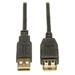 Tripp Lite USB 2.0 Extension Cable 6FT USB AA EXTENSION CABLE GOLD FOR USB 2.0 CABLES