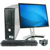 Used: Optiplex GX745 Small Form Factor - 400GB HDD 4GB Ram DVD-Rom 17 LCD Monitor Windows XP Professional