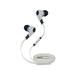 Super High Clarity 3.5mm Stereo Earbuds/ Headphone for ZTE Blade Z Max/ X/ Axon M/ Z Max/ Spark/ X Max/ Max 3/ Grand X 4/ V8 Pro (White) - w/ Mic & Volume Control + MND Stylus