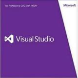 Microsoft Visual Studio Test Professional 2012 With Microsoft Developer Network Subscription (Renewal) 1 User