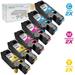 LD Compatible Replacements for Dell Color Laser C1660w Set of 6 Laser Toner Cartridges Includes: 2 332-0400 Cyan 2 332-0401 Magenta and 2 332-0402 Yellow CDELLC1660CMYPK6AMZ_WAL