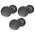 (6) Rockville HC85 8 Inch 700 Watt Black In-Ceiling Home Theater Speakers 8 Ohm