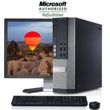 Restored Dell Desktop Computer 7010 SFF with Windows 10 PC Intel Core i5 3.2 GHz DVD Wi-Fi USB Keyboard and Mouse - Choose Your Memory Storage and LCD Monitor (Refurbished)