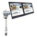 cotytech dual apple monitor desk mount quick release