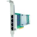 Axiom 10/100/1000Mbs Quad Port RJ45 PCIe x4 NIC Card for Dell 540-BBCW