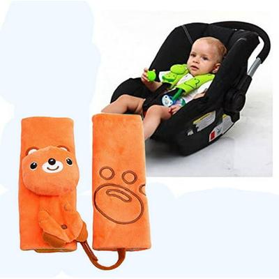 Must Have Vonter Anti Abrasion Car Children Baby Toddler Seat Belt Cushion Protective Covers Auto Shoulder Pad Strap Cover Infant Stroller Pushchair Seatbelt A Set Of 2 Orange Bear From - Are Baby Seat Belt Covers Safe