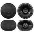 2) Hifonics ZS693 6x9 800 Watt Car Audio Coaxial Speakers+2) 6.5 600w Speakers