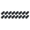 Motosport Alloys (16pk) Spline Drive Tapered Lug Nut 12mm x 1.25mm Thread Pitch Black for Kawasaki MULE 3010 4X4 Diesel 2003-2008