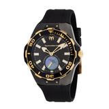 TechnoMarine Cruise Monogram Men's Watch w/ Mother of Pearl Dial - 49mm Black (TM-120015)