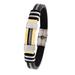 Invicta Elements Men's Stainless Steel Silicone and Metal Bracelet Gold (35401)