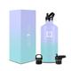 IRON °FLASK Sports Water Bottle - 1890 ml, 3 Lids (Straw Lid), Vacuum Insulated Stainless Steel, Hot Cold, Double Walled, Thermo Mug, Standard Metal Canteen (Cotton Candy)