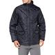 Result Men's Cheltenham Urban Jacket Blouson Plain Turtleneck Long Sleeve Jacket, Blue, X-Large