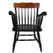 Black Texas Longhorns Captains Chair with Cherry Crown