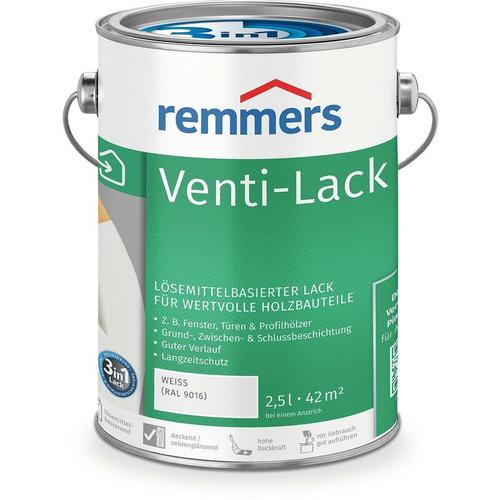Venti-Decklack 3in1 weiß Fensterlack Alkydharzlack 2,5L 270503 - Remmers