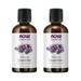 NOW Essential Oils Lavender Oil Soothing Aromatherapy Scent Steam Distilled 100% Pure Vegan Child Resistant Cap 4-Ounce - 2 Packs