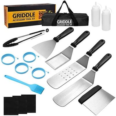 Griddle Accessory Stainless Steel Tools 12Pcs Cooking BBQ Outdoor for Blackstone