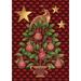 Toland Home Garden Partridge In A Pear Tree Bird Christmas Flag Double Sided 12x18 Inch