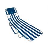 Ostrich Chaise Lounge Facedown Beach Camping Pool Tanning Chair Stripe