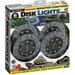 Bell + Howell Disk Lights Stone Heavy Duty Outdoor Solar Pathway Lights 8 LED with Included Stakes Stone 4 Pack