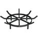 Heritage Products Heavy Duty 20 Inch Wagon Wheel Fire Pit Grate - Made in the USA