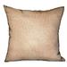 Plutus Brands Lush Sepia Off White Solid Luxury Outdoor/Indoor Throw Pillow