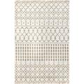 nuLOOM Rosalie Trellis Indoor/Outdoor Area Rug 4 x 6 Beige