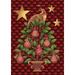 Toland Home Garden Partridge In A Pear Tree Bird Christmas Flag Double Sided 28x40 Inch