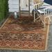 SAFAVIEH Veranda Moriah Southwestern Indoor/Outdoor Area Rug 8 x 10 Red/Chocolate