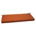 Pillow Perfect Solid 45 in. Bench Cushion