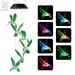 Gustave 29 Solar Led Automatically Color Changing Wind Chimes LED Hanging Lamp Hummingbird Windchime Light for Outdoor Indoor Garden Pathway Yard Home Decor Hummingbird
