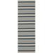 SAFAVIEH Courtyard Caroline Striped Indoor/Outdoor Runner Rug 2 3 x 18 Navy/Beige