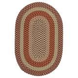Colonial Mills New Age Farmhouse Lakeside Multicolor Reversible Oval Area Rug Rusted Multi 8 x 10 Oval 8 x 10 Outdoor Indoor