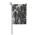 LADDKE Marble Distressed Overlay of Cracked Concrete Stone Asphalt Abstract Garden Flag Decorative Flag House Banner 28x40 inch