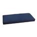 Humble and Haute Sunbrella Navy Blue w/ Jockey Red Indoor/ Outdoor Bench Cushion 55 to 60 55 in x 18 in