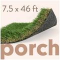 ALLGREEN Porch 7.5 x 46 Feet Artificial Grass for Pet Deck Balcony Indoor/Outdoor Area Rug