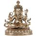 Exotic India Lord Ganesh in Nepalese Style Home DÃƒÂ©cor Ganesha Brass Statue Man Singh