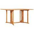 vidaXL Outdoor Dining Table Folding Outdoor Garden Furniture Solid Teak Wood