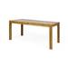 Woven Paths Outdoor Rustic Rectangle Acacia wood Dining Table Brown