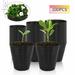 Gustave 100 Pack Plastic Seedlings Pots Garden Nursery Pot Flower Plant Container for Indoor Outdoor Seedlings Vegetables (2.56 x 2.56 )