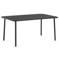 ametoys Patio Table Dark Gray 59.1 x35.4 x28.3 Steel