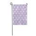 LADDKE Lilac Purple and White Polka Dot That is and Repeats Pastel Abstract Antique Garden Flag Decorative Flag House Banner 12x18 inch