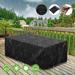 Spencer Patio Furniture Covers Table and Chair Cover Set Waterproof for Outdoor Garden Furniture Care 160.3 * 70.9 * 35