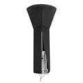 Patio Heater Cover Outdoor Heater Cover with Zipper 210D PU Oxford Waterproof Propane Patio Heater Cover Standup Outside Round Heater Covers 90 x33.5 x18.9 Black