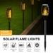 VicTsing 1Pcs IP65 Waterproof Solar Path Torches Lights Dancing Flame Garden Lights Outdoor Landscape Decoration for Patio Garden Path Yard Wedding Party